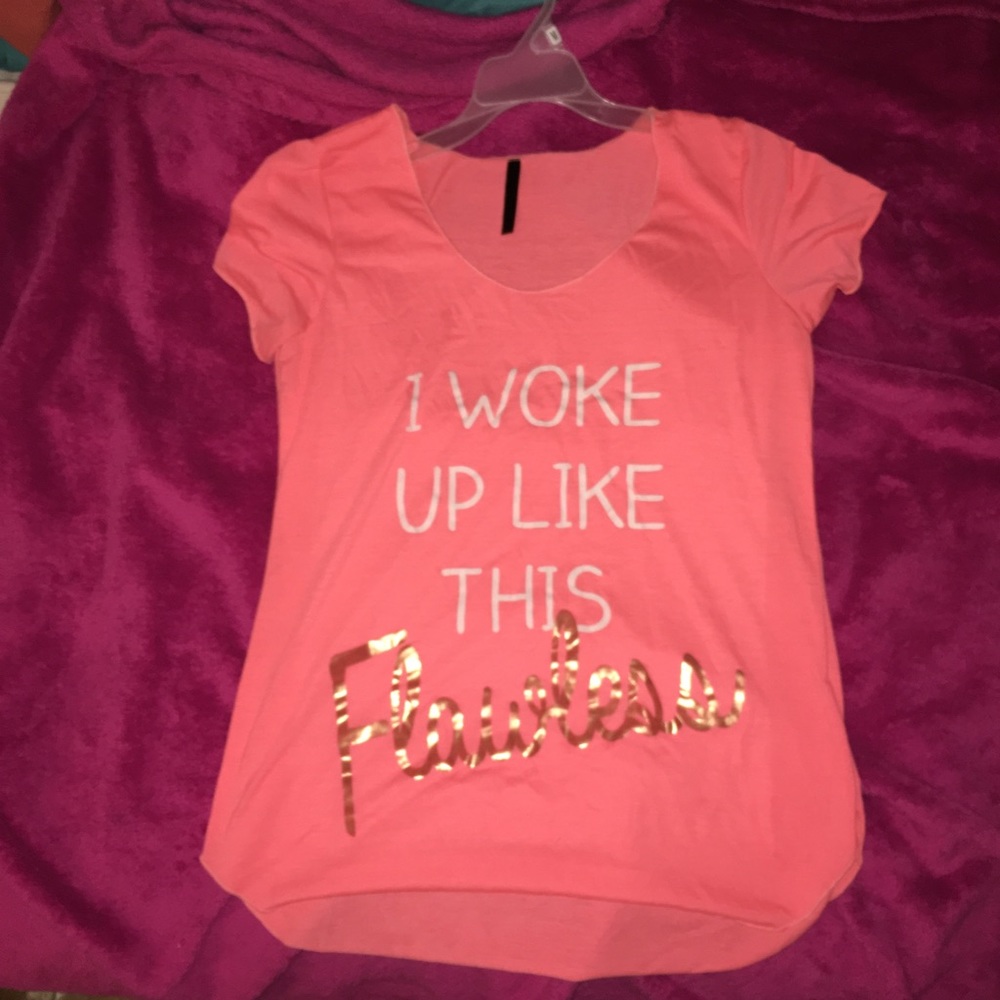 “I woke up like this flawless” Tee shirt